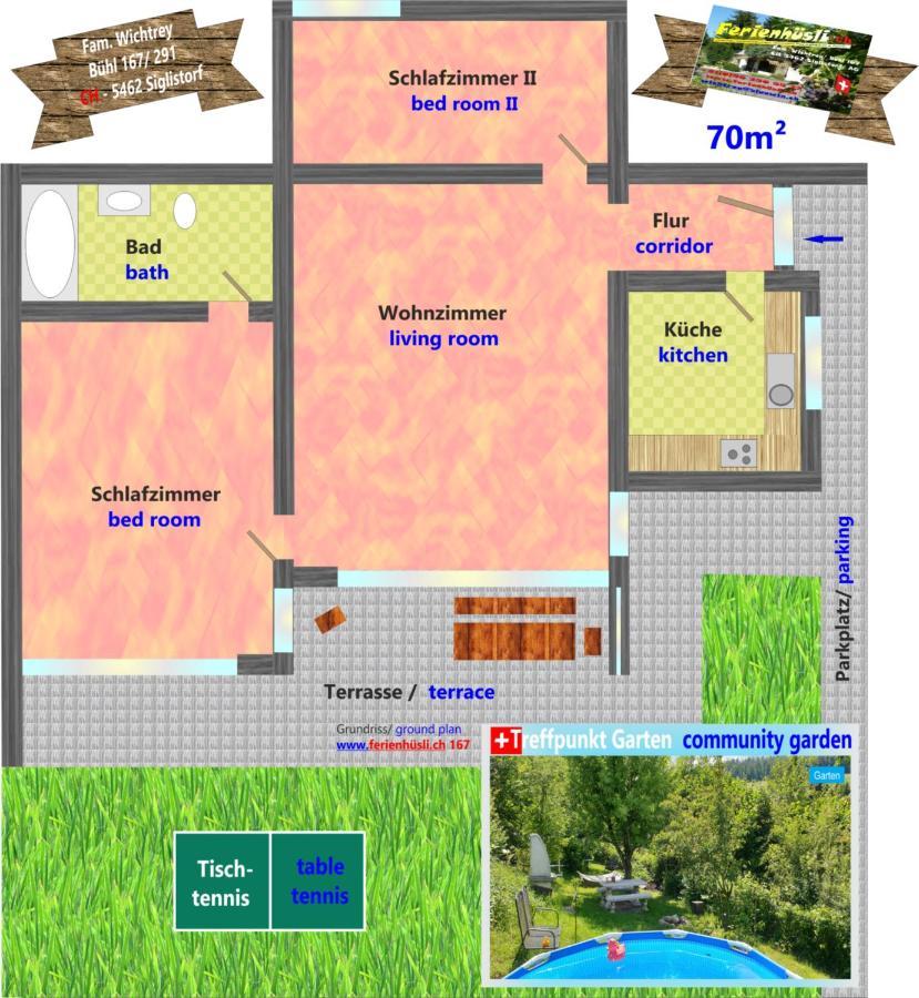 Ferienhuesli Apartment Siglistorf Luaran gambar